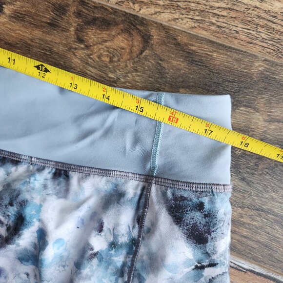 Lululemon Speed Up Mid-Rise Short 3" Lined Kaleidofloral Multi Blue Cast - Picture 11 of 14